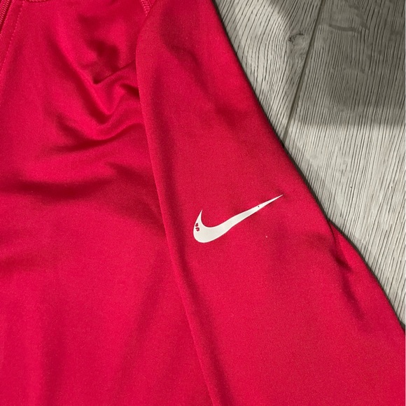 Nike Pro Red Long Sleeve Shirt - Picture 4 of 6